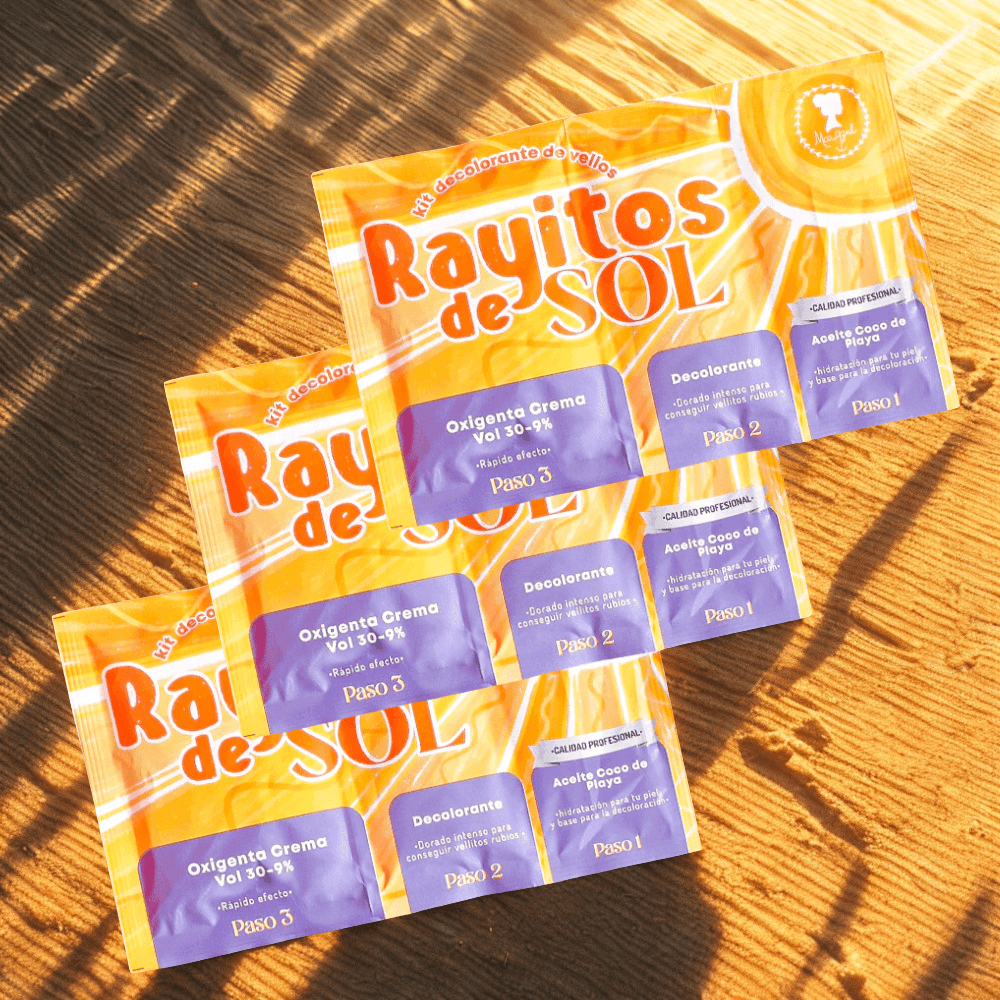 Kit Decolorante de Vellos - Rayitos de Sol